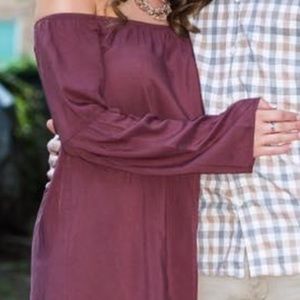 Off the shoulder dress